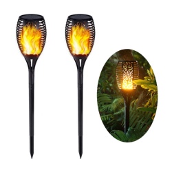 Solar dancing tiki torches